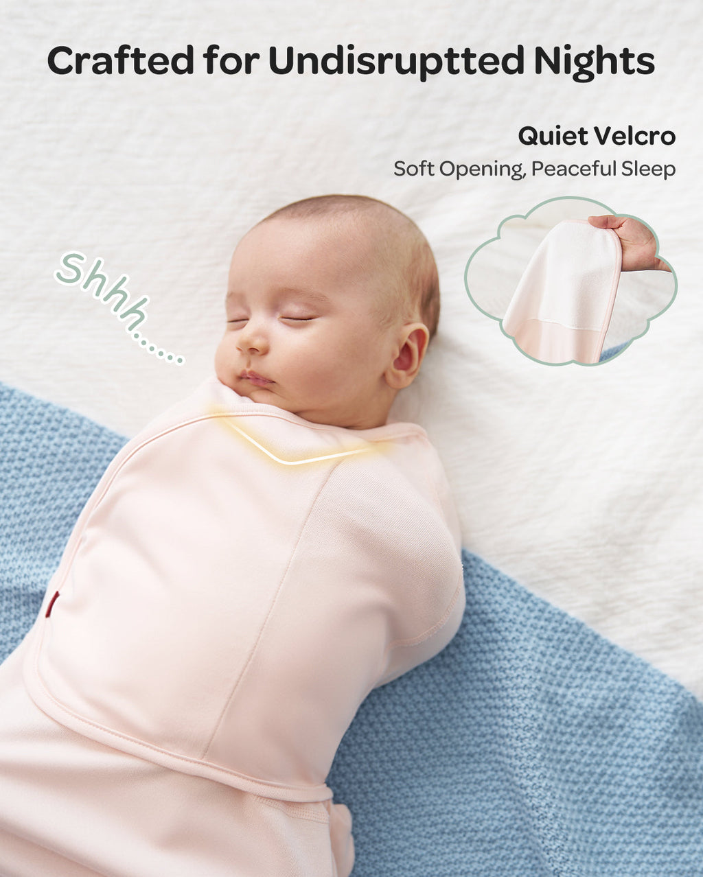 Momcozy Easy Swaddle Wrap For 0-3M