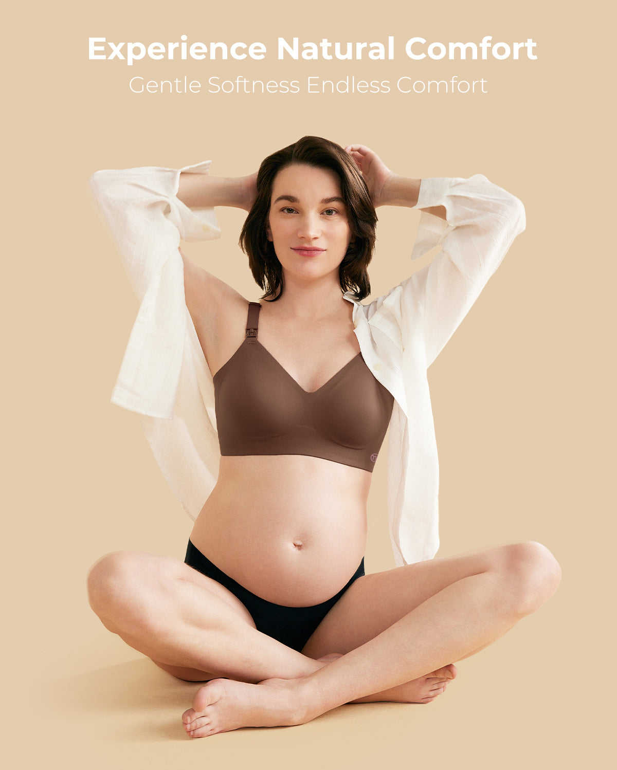 CozyAura-Ultra Soft Seamless Nursing Bra - YN21