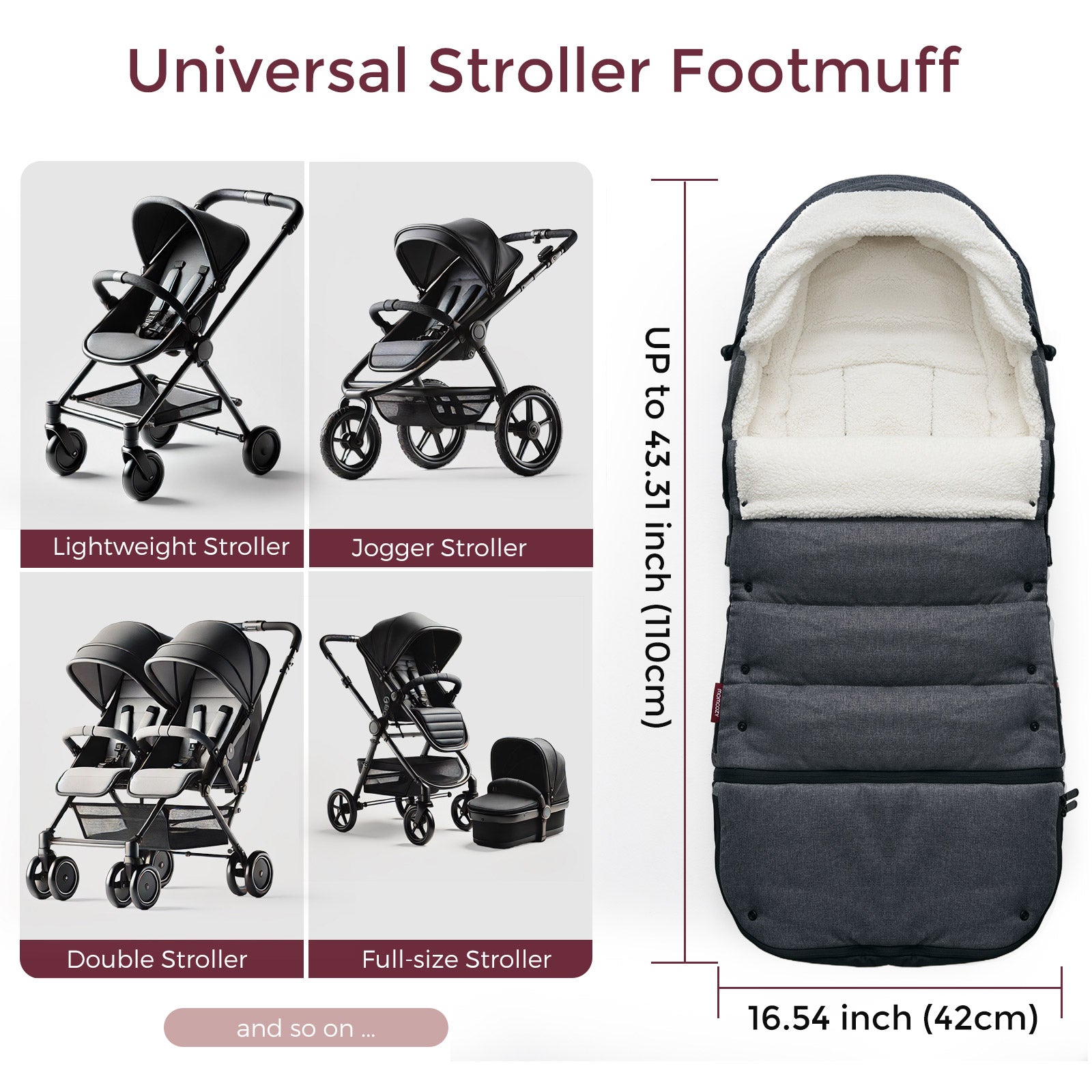 Momcozy Universal Stroller Footmuff