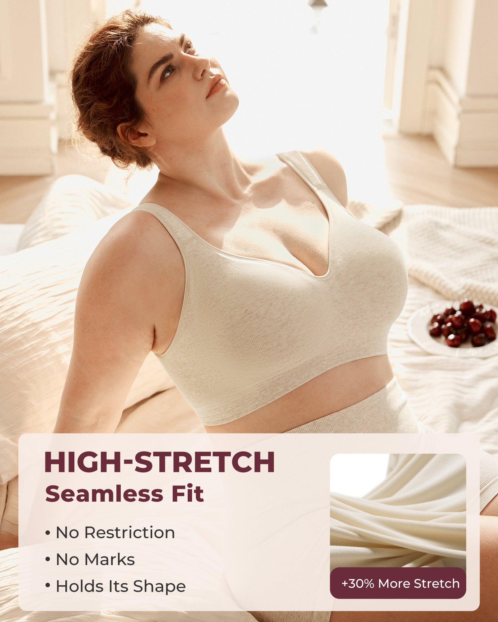 Momcozy Seamless U.S. Cotton Busty Everyday Bras