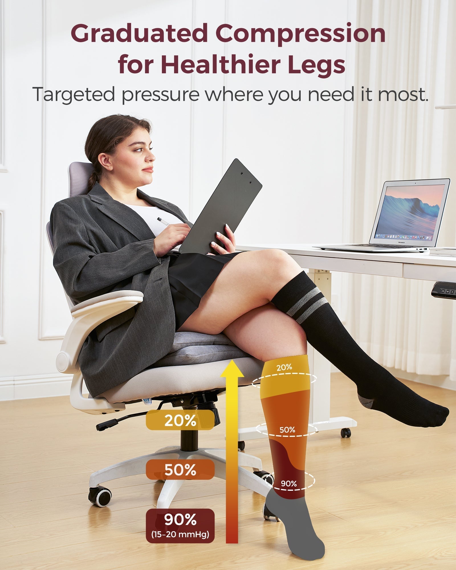 Momcozy Compression Socks for Women Wide Calf