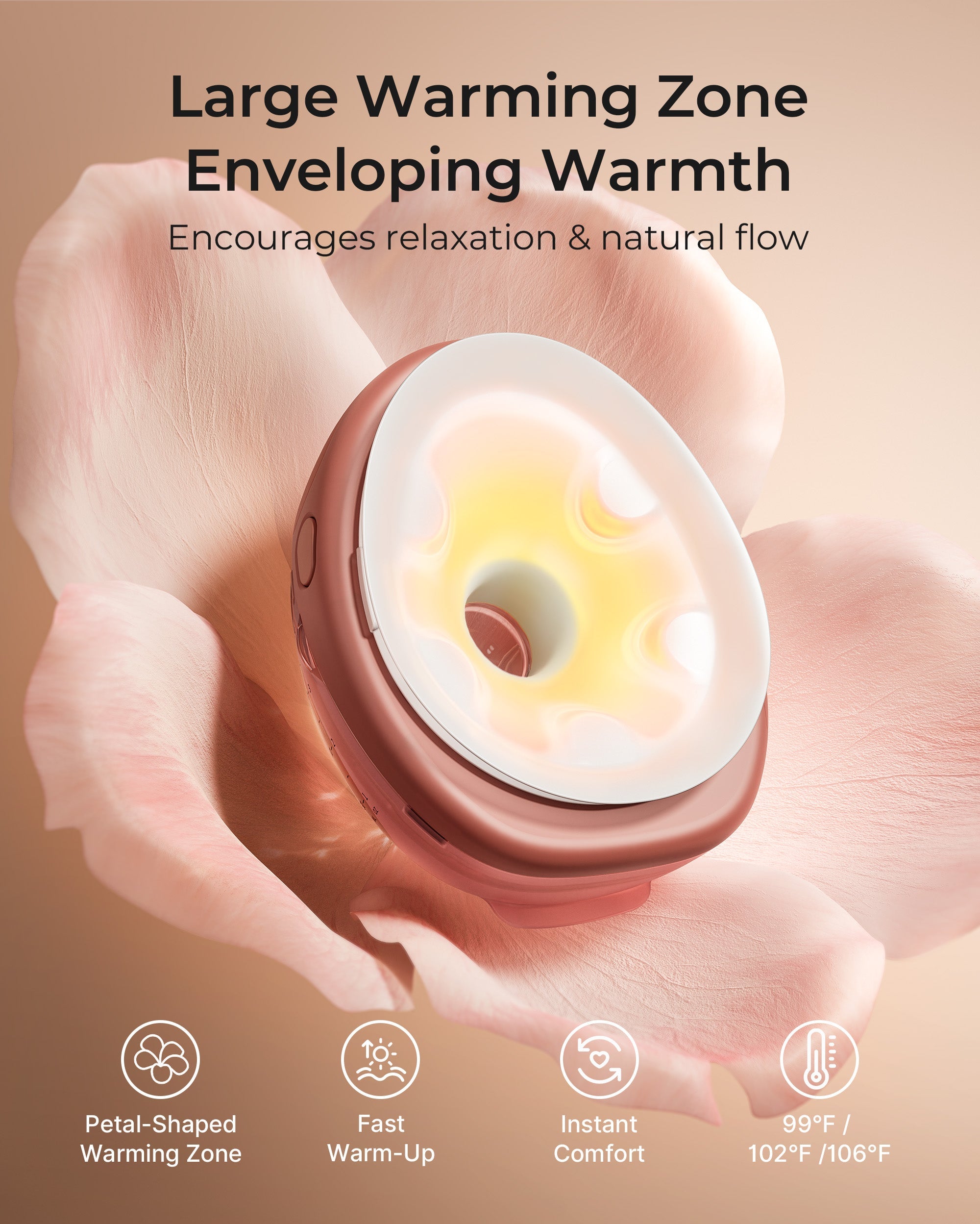 Momcozy Wellness 1 Warm-Massage Wearable Breast Pump - W1