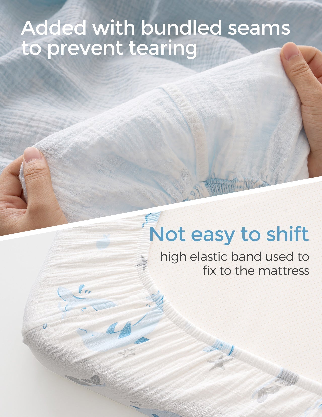 Momcozy Baby Fitted Crib Sheet
