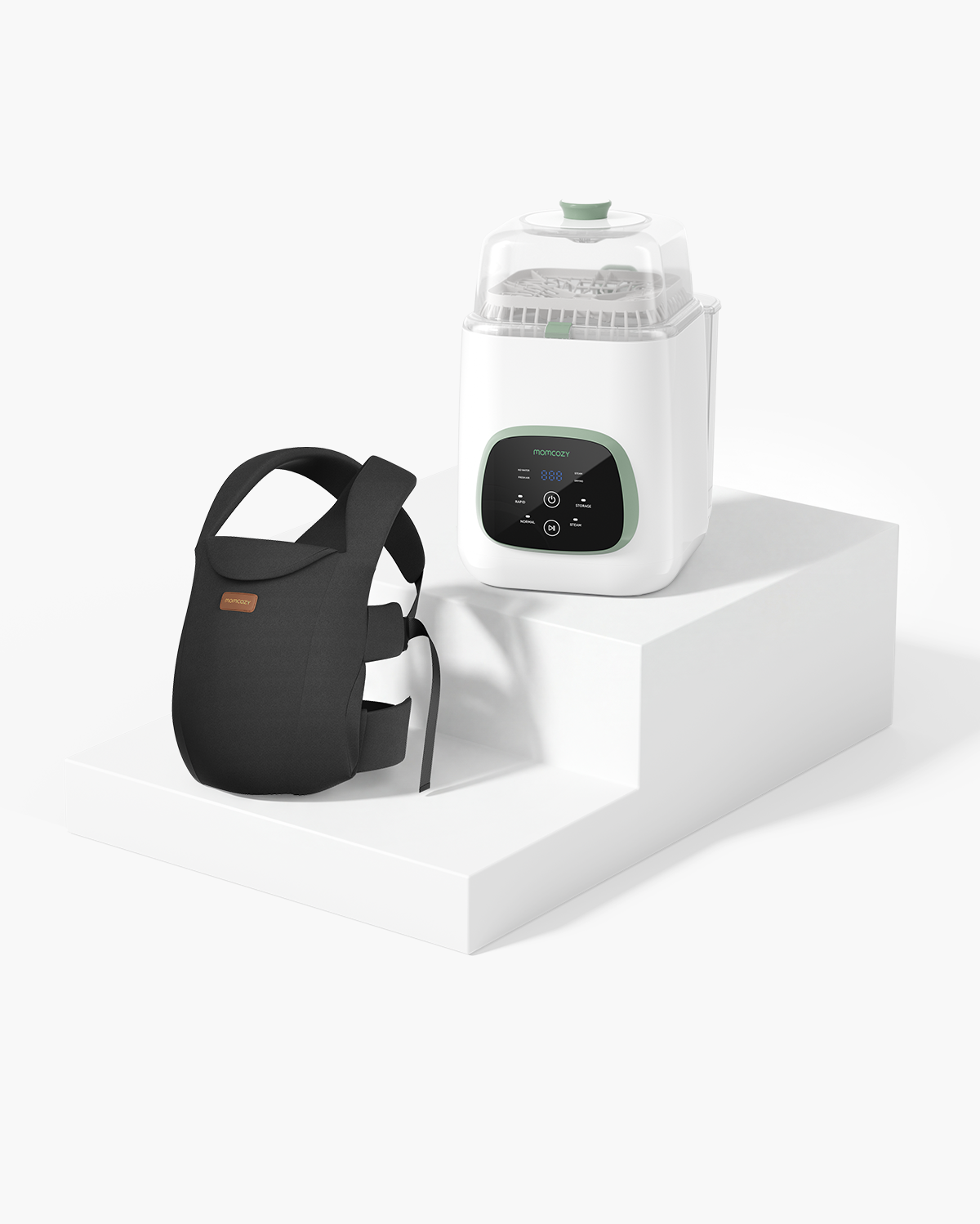 Newborn Baby Carrier & KleanPal Pro Bottle Washer Bundle