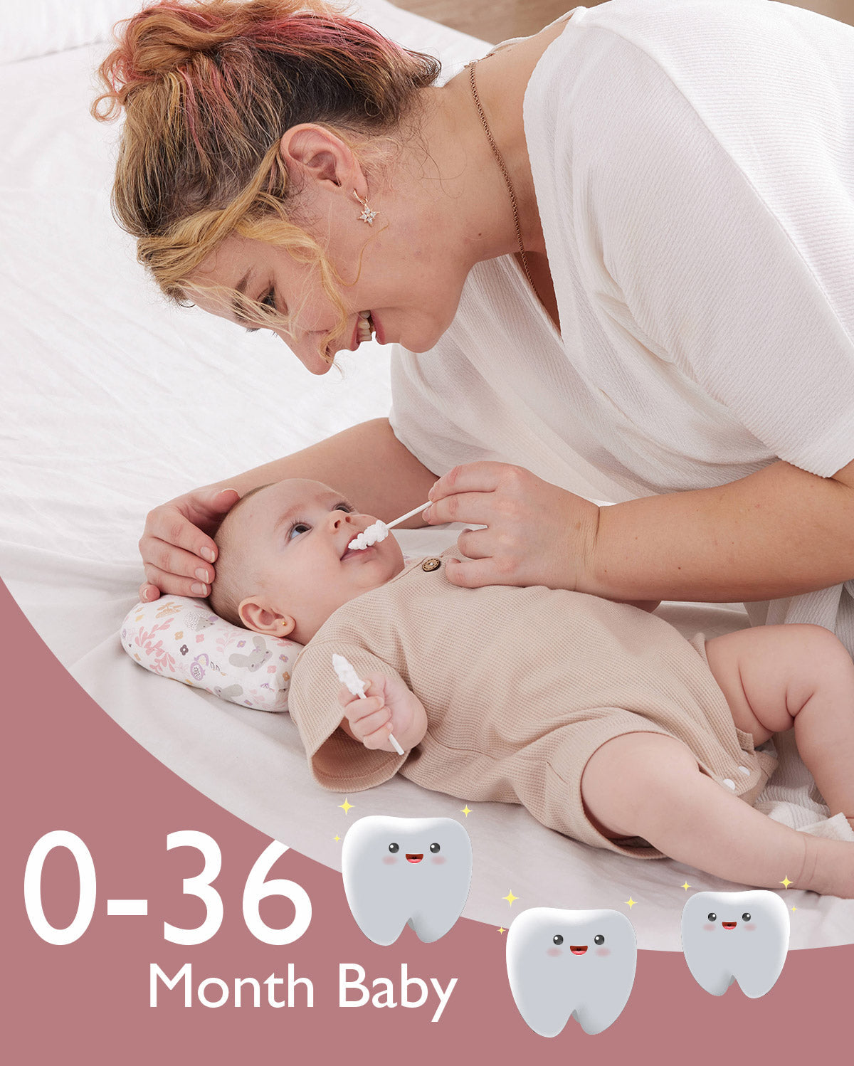 Momcozy Oral Care Series: Tongue Cleaner (40ct)