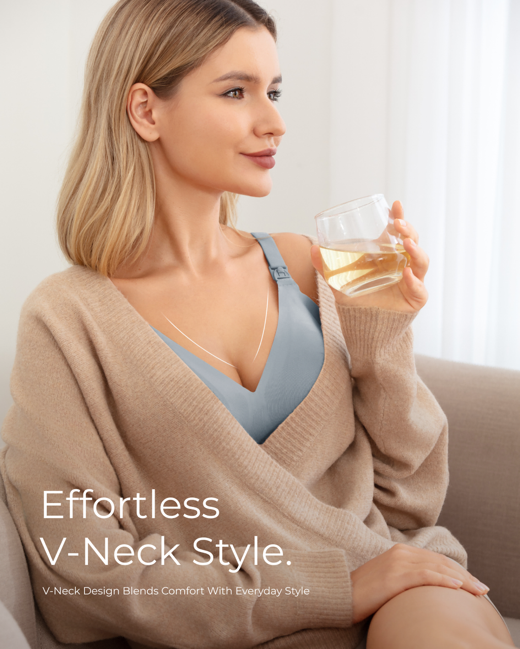 Momcozy CoolFit Nursing Bra - Ultra Stretch