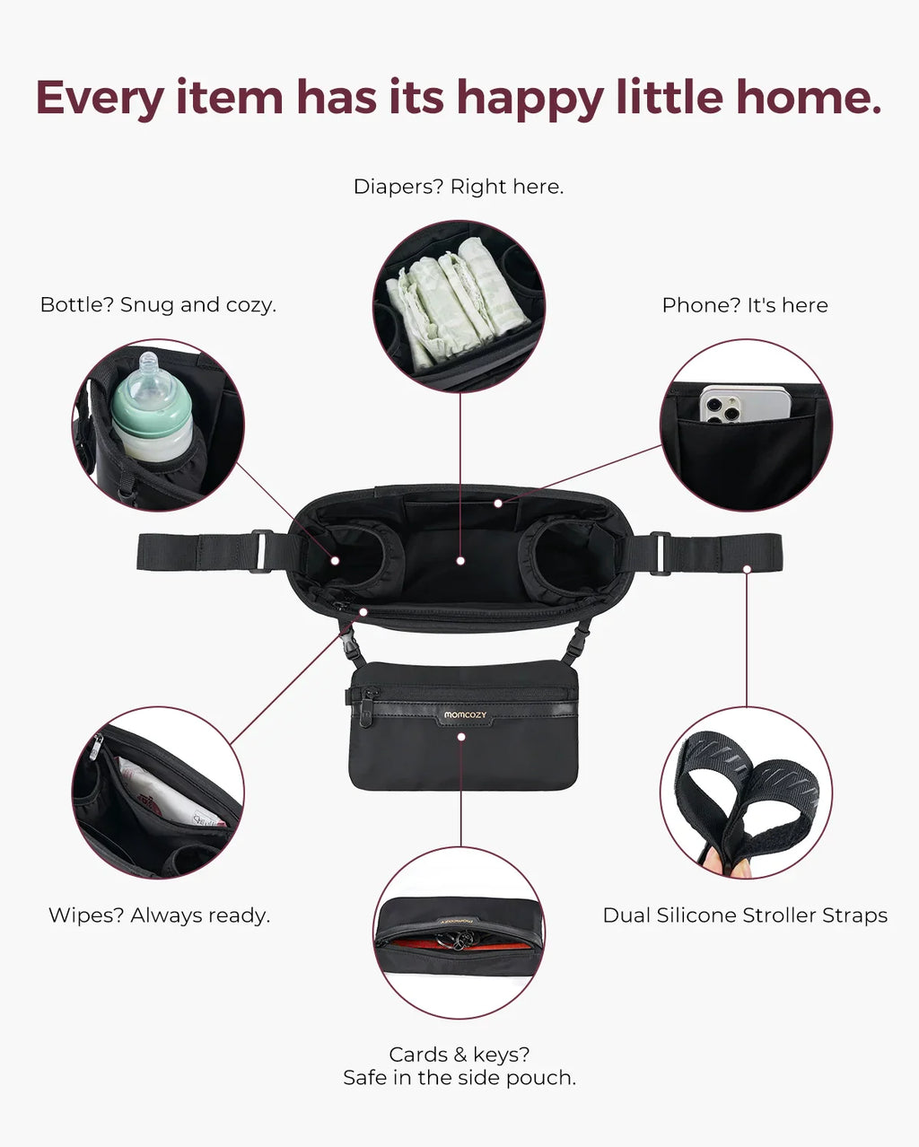 Momcozy Universal Stroller Organizer