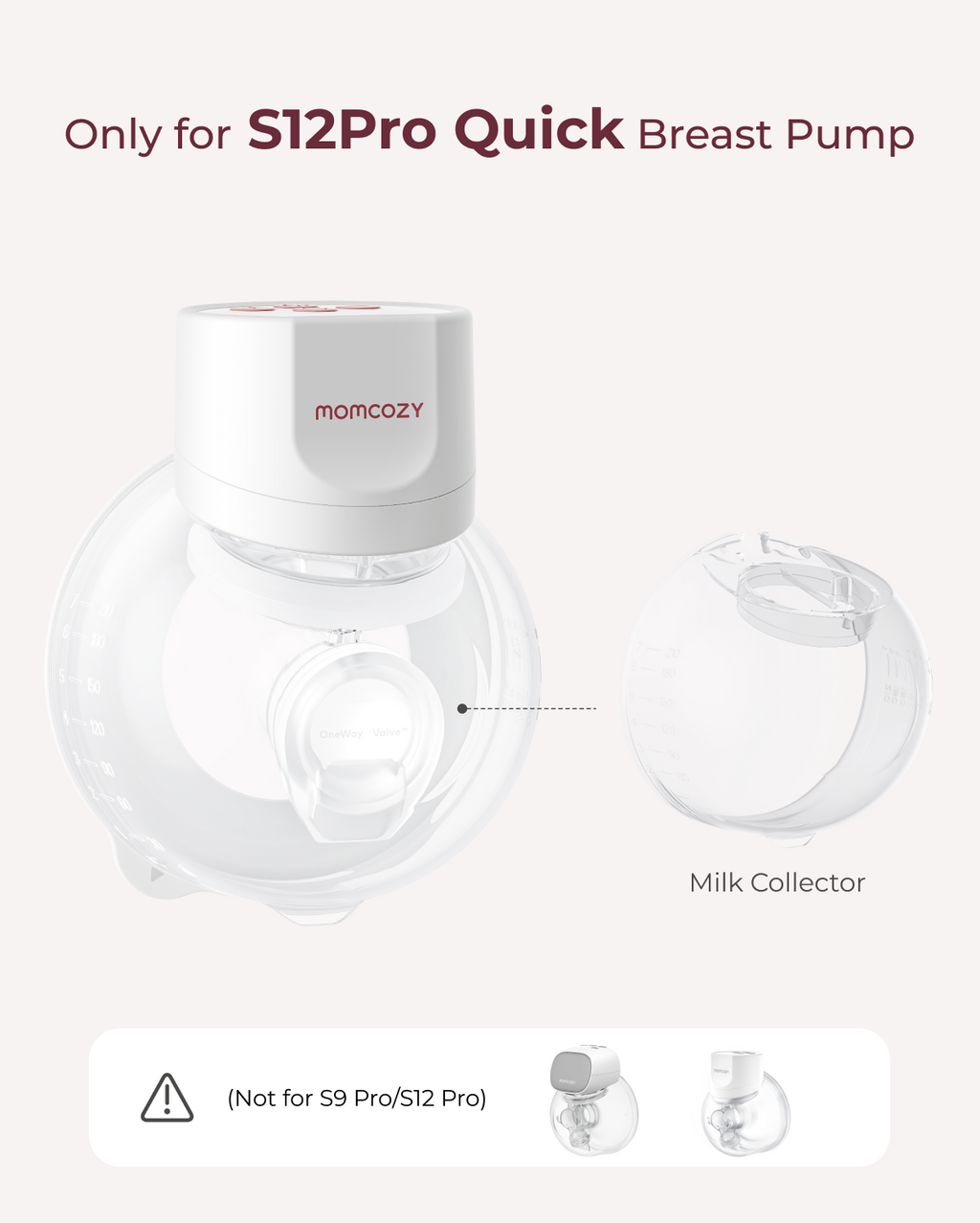 S12 Pro Quick Breast Pump Replacement Parts