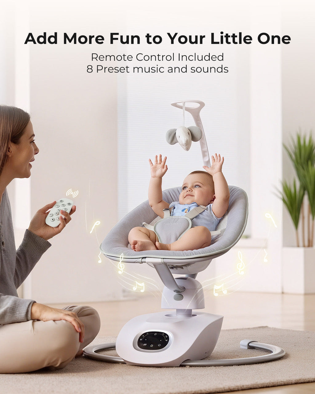 Momcozy CocoSway 3D-Motion Electric Baby Swing