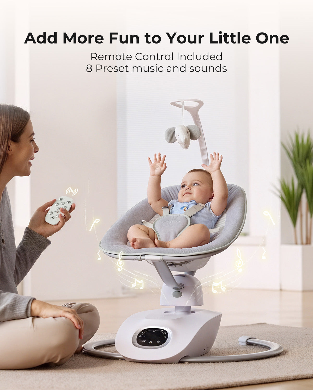 Momcozy CocoSway 3D-Motion Electric Baby Swing