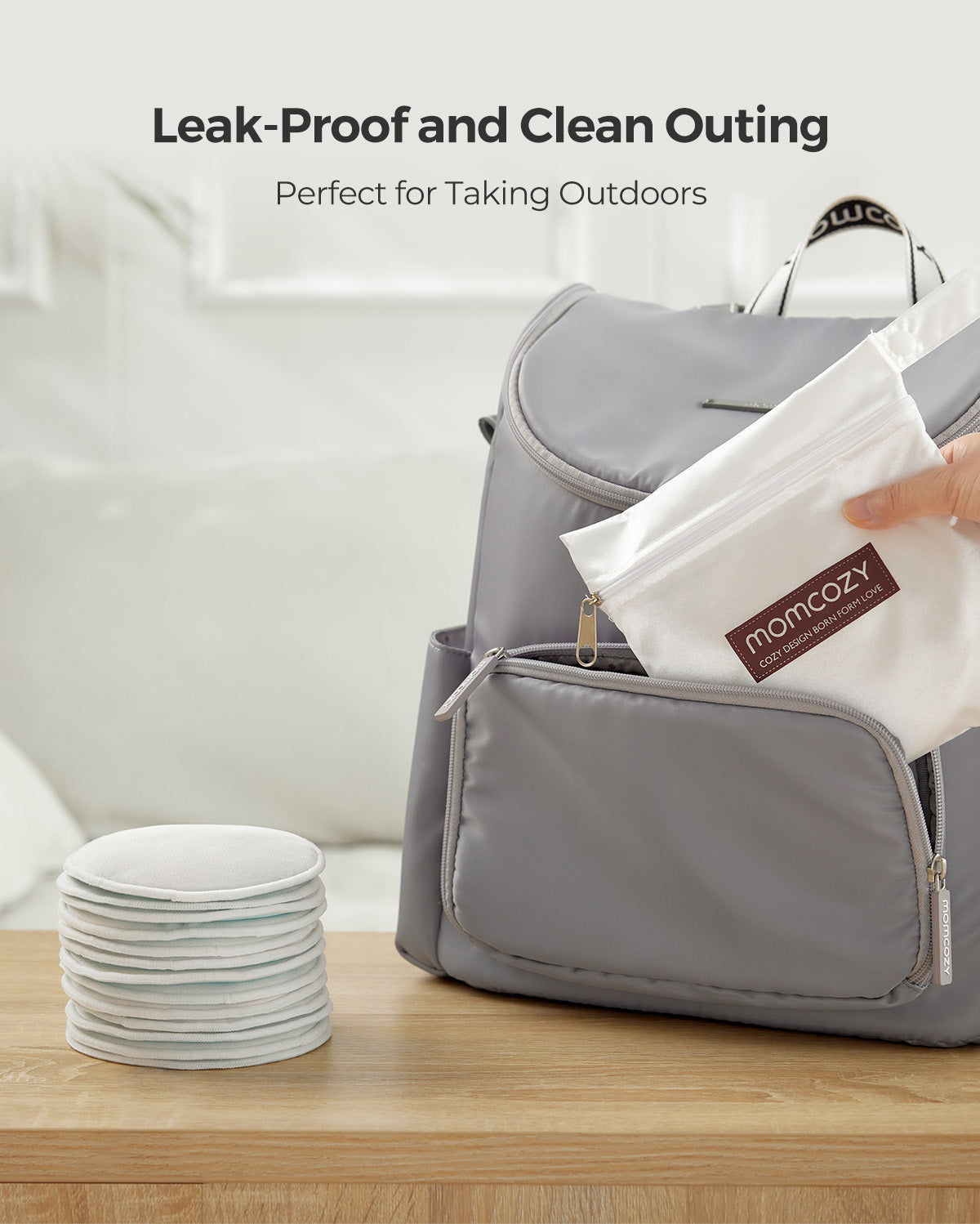 Pumping Essentials Bundle: Breast Pump Wipes, Reusable Breast Pads & Milk Storage Bags