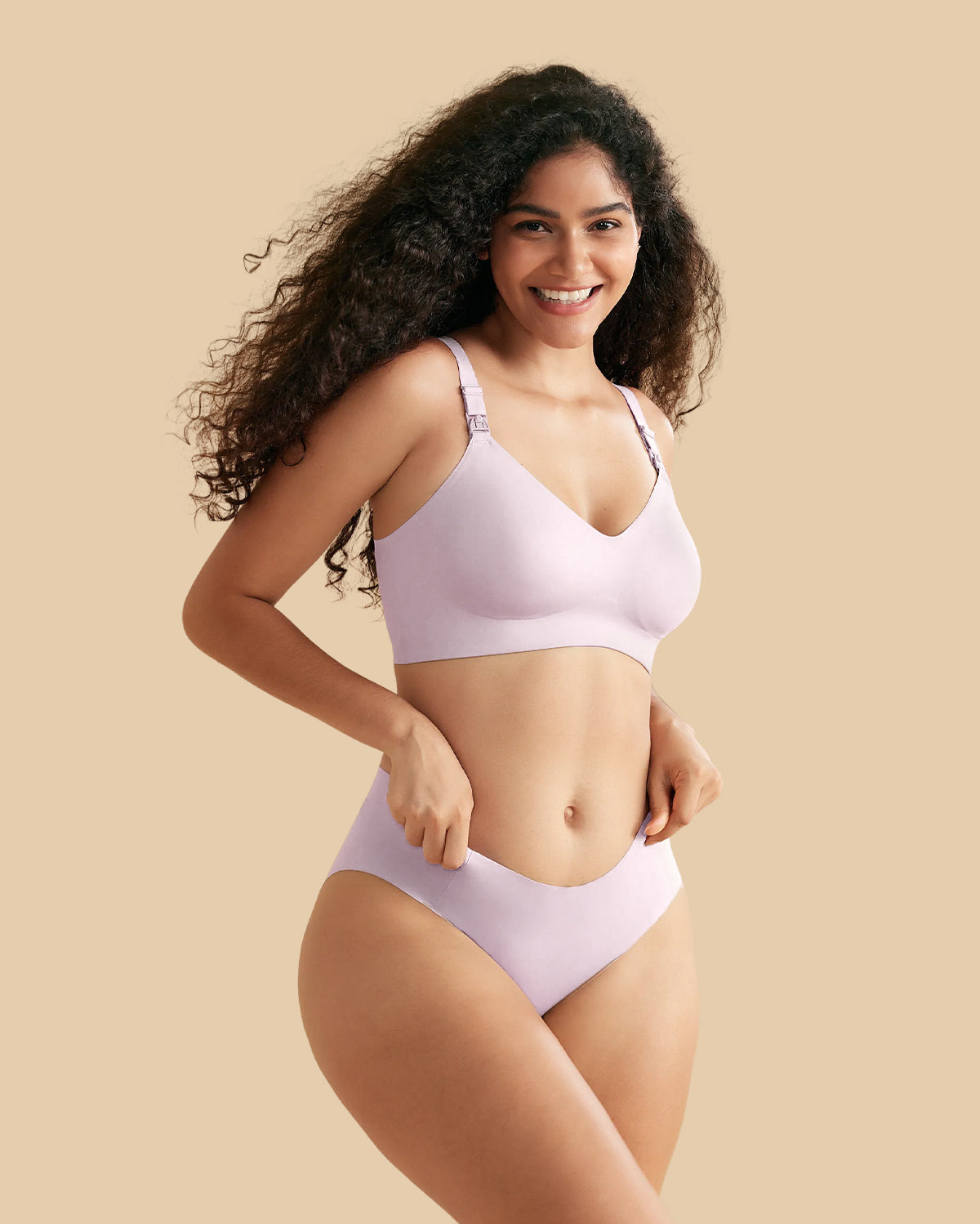 CozyAura-Ultra Soft Seamless Nursing Bra - YN21