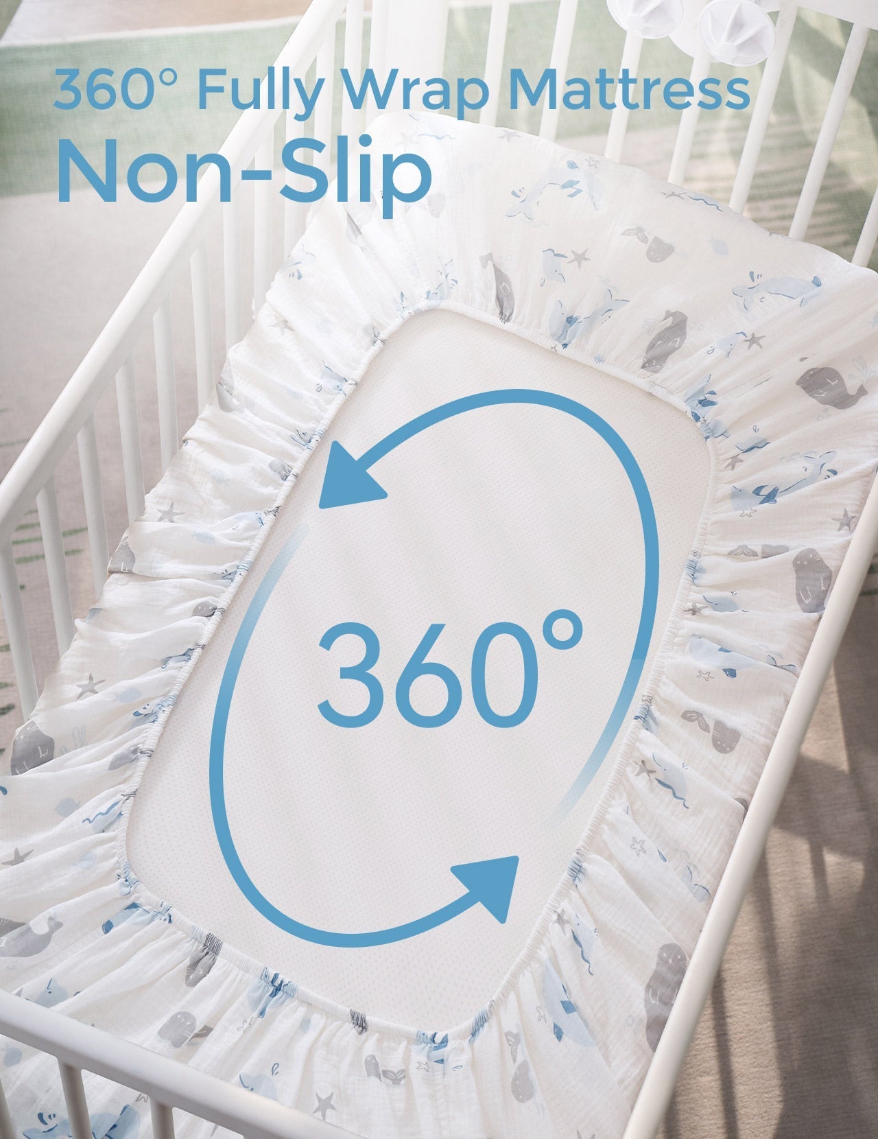 Momcozy Baby Fitted Crib Sheet
