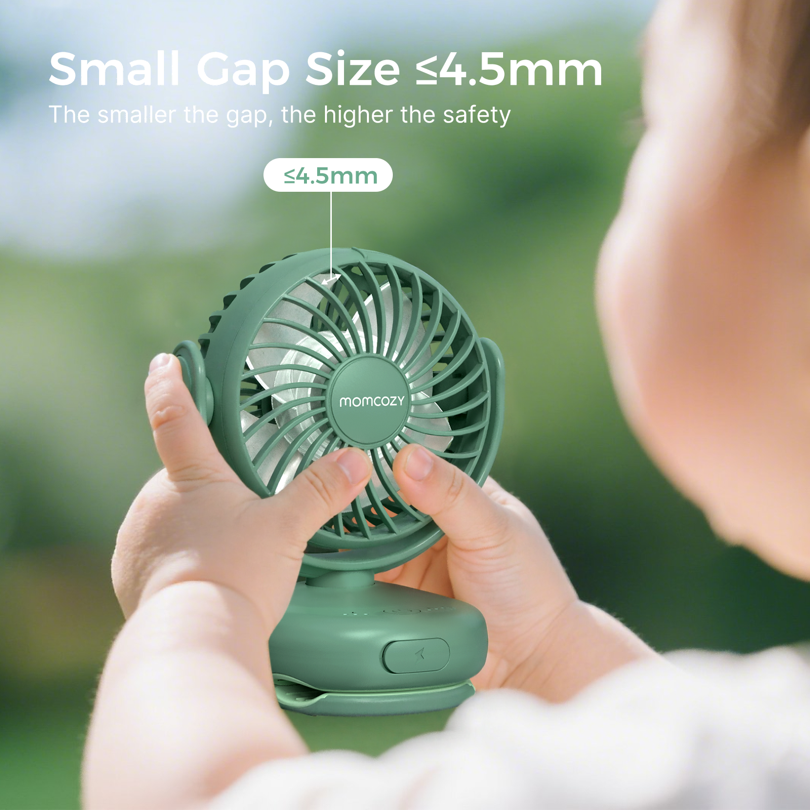 Momcozy Clip-On 4-Speed Stroller Fan