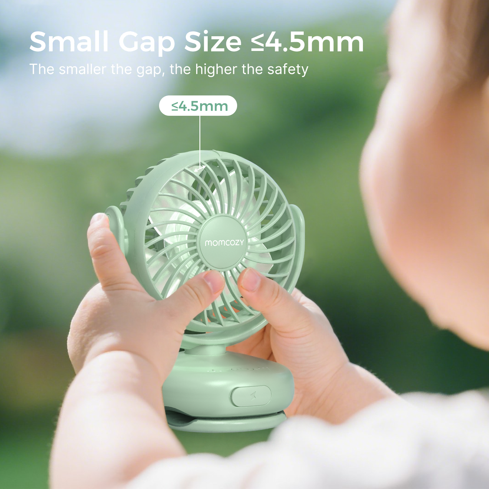 Momcozy Clip-On 4-Speed Stroller Fan