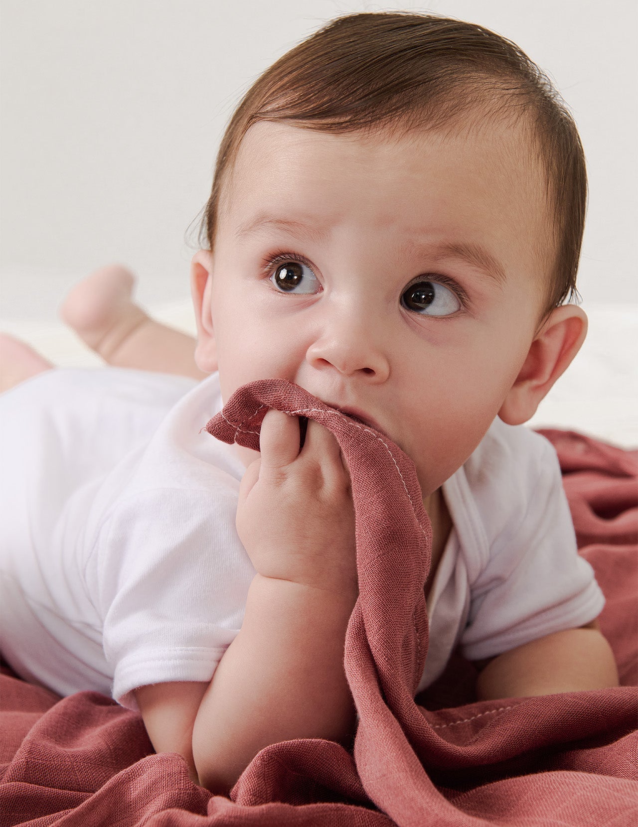 Momcozy Softness Swaddle Blankets - Brown (4 Pack)