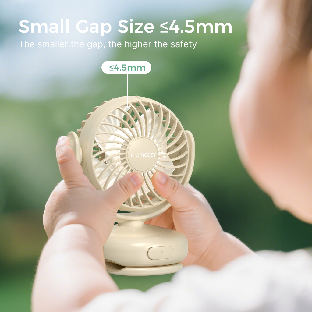 Momcozy Clip-On 4-Speed Stroller Fan