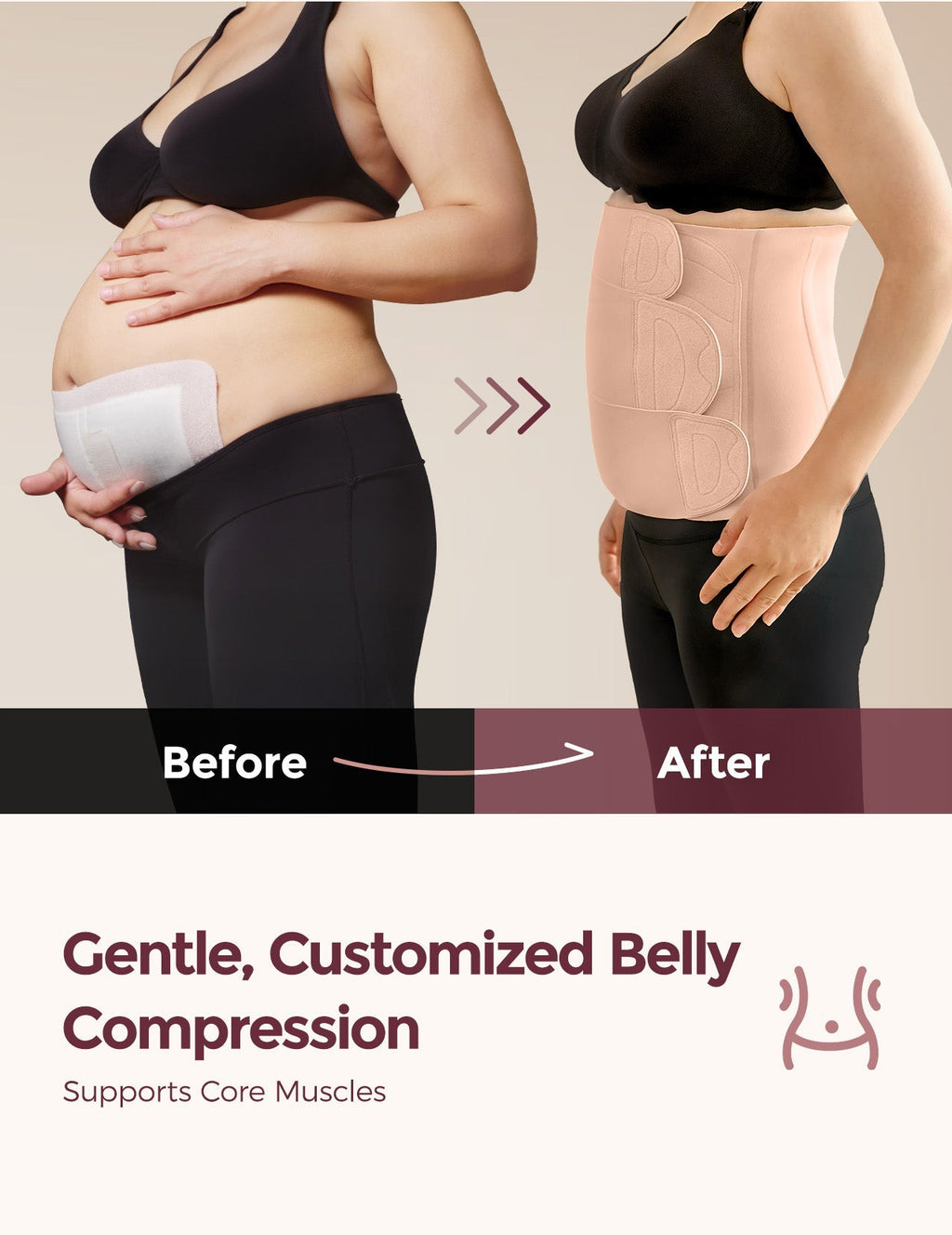 Momcozy Ergowrap™ Postpartum Belly Wrap - Postpartum Belly Band
