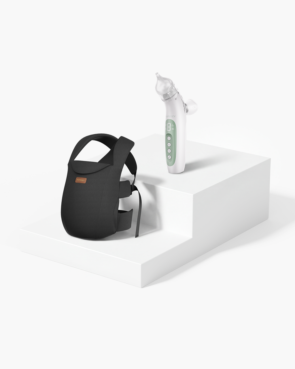 WeeSnug Newborn Carrier & BreezyClear 2-in-1 Nasal Aspirator Bundle