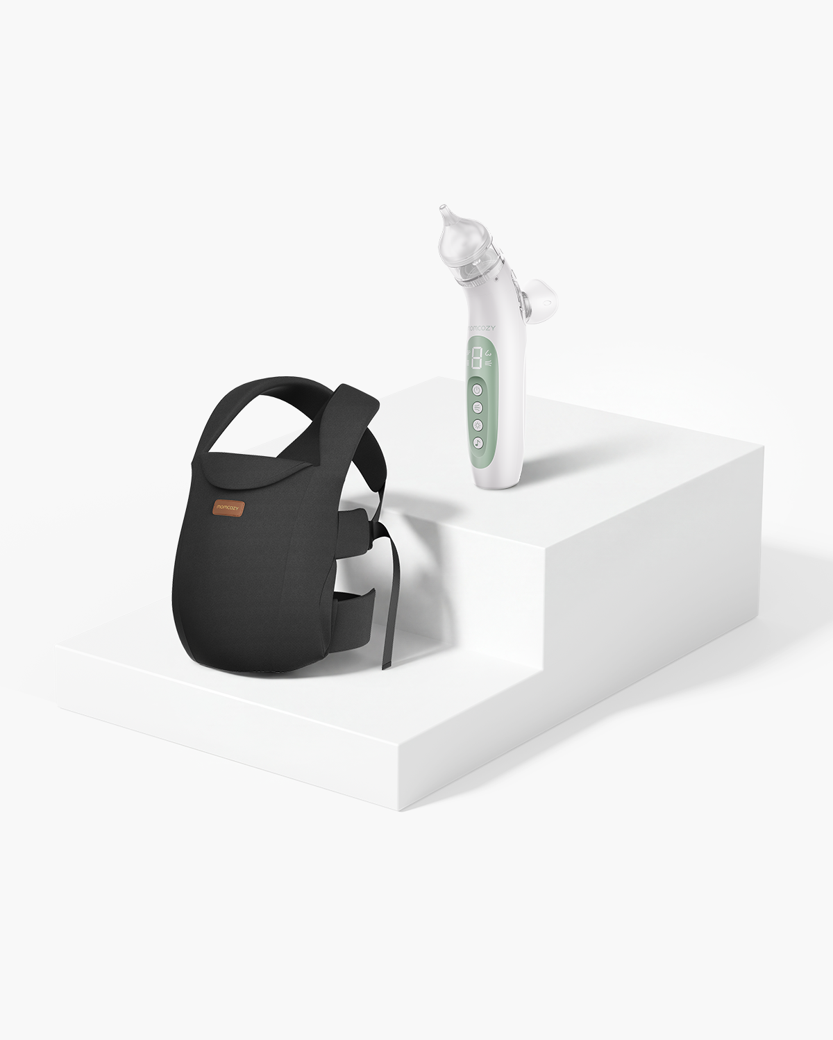 WeeSnug Newborn Carrier & BreezyClear 2-in-1 Nasal Aspirator Bundle