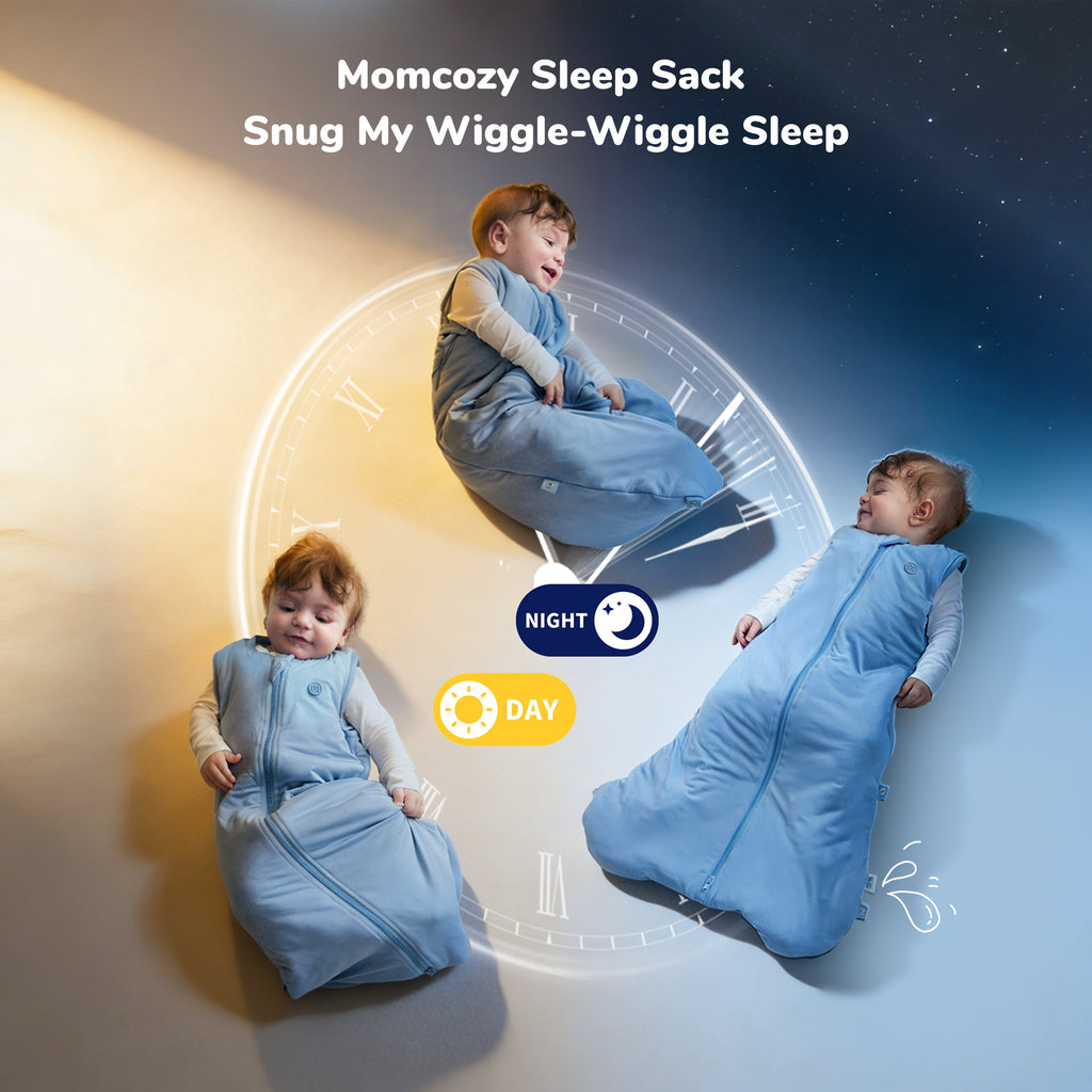 Baby Sleep Sack 1.5 TOG & Easy Swaddle Wrap For 0-3M Bundle