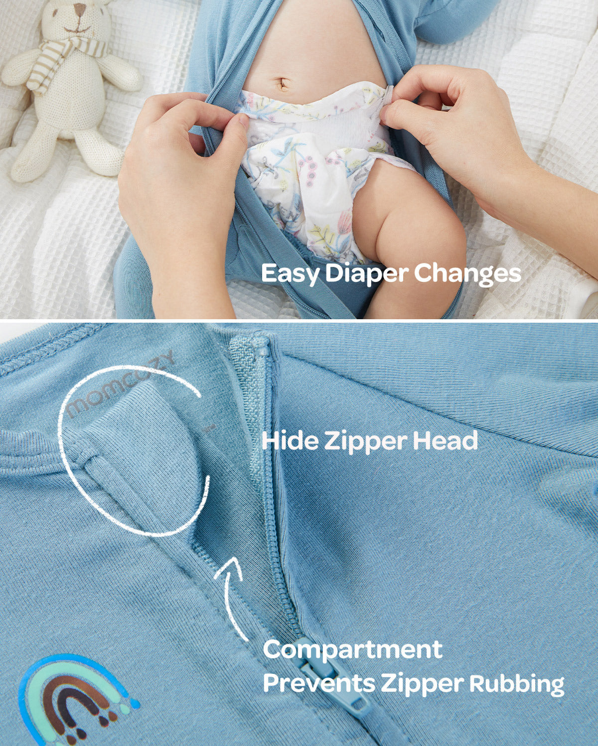 Momcozy Boy Girl Baby Pajamas - Newborn Sleepers