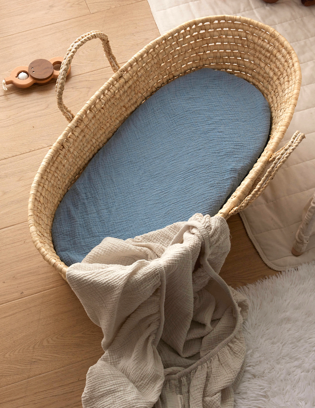 Momcozy Muslin Fitted Crib Sheets - 2 sizes