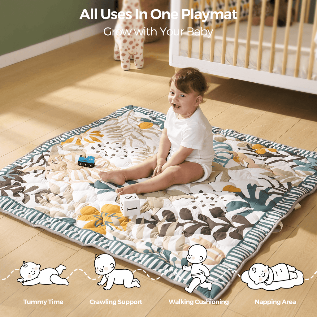 Baby Portable Playmat - Green Forest