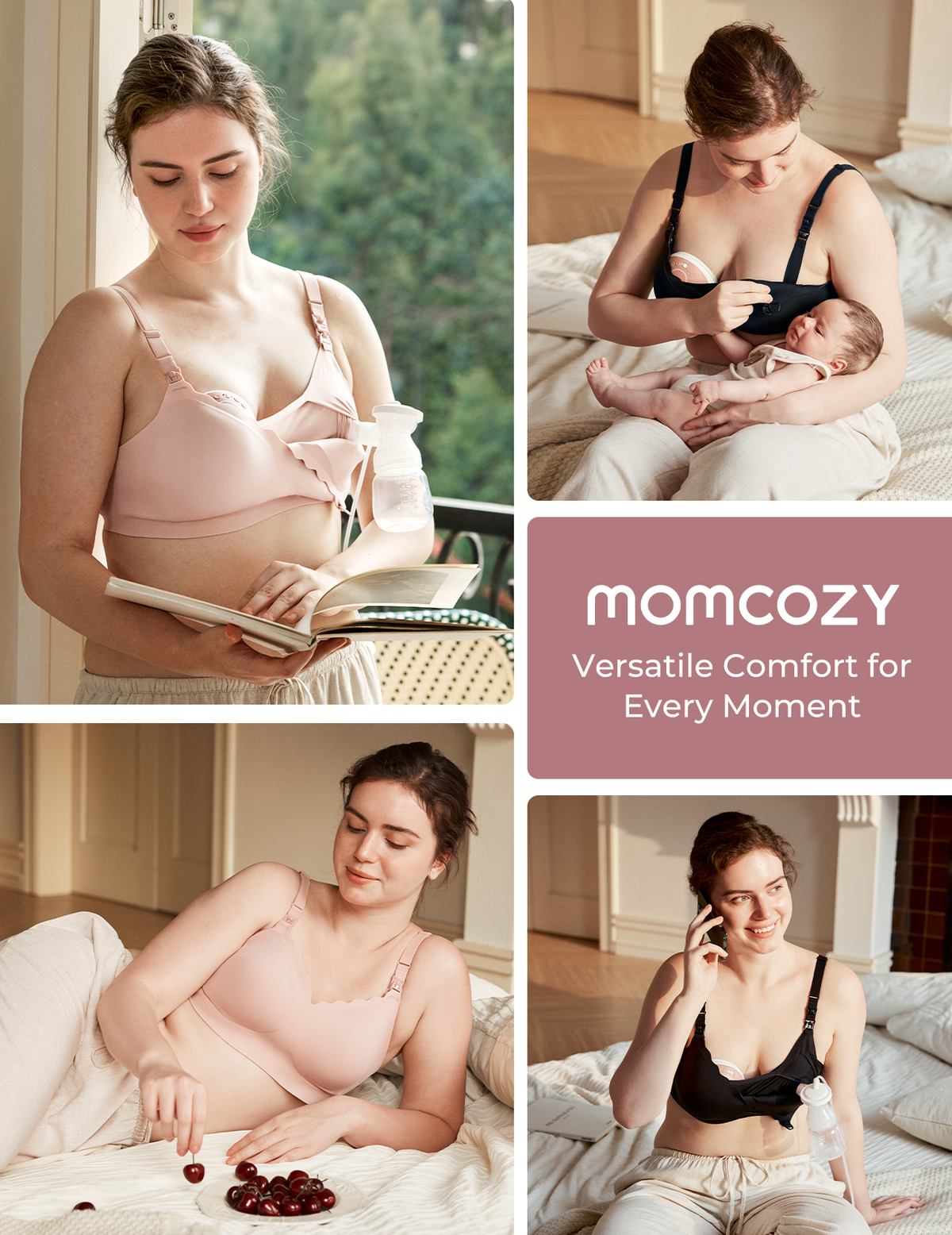 Momcozy Cooling Hands-Free Nursing & Pump Bra