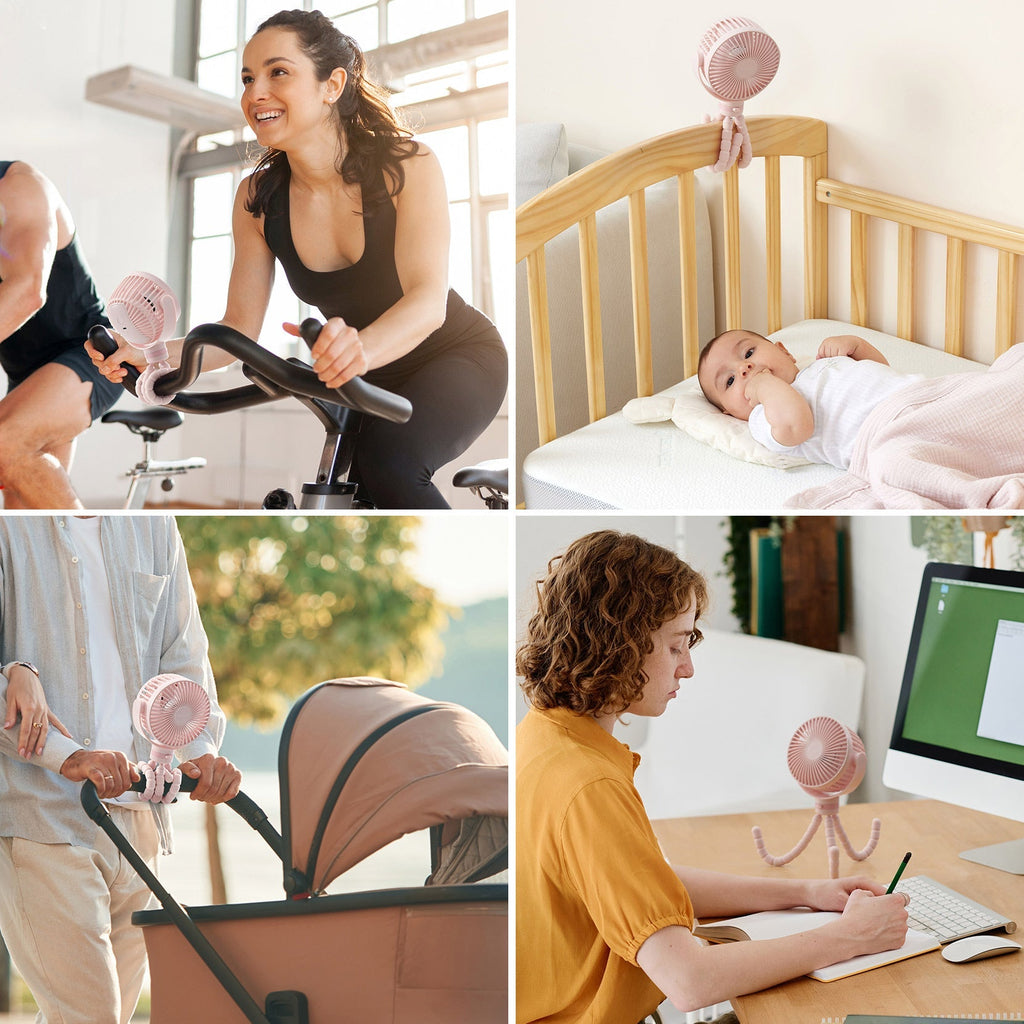Outing Bundle: ChangeGo Baby Stroller and Handheld Cooling Fan