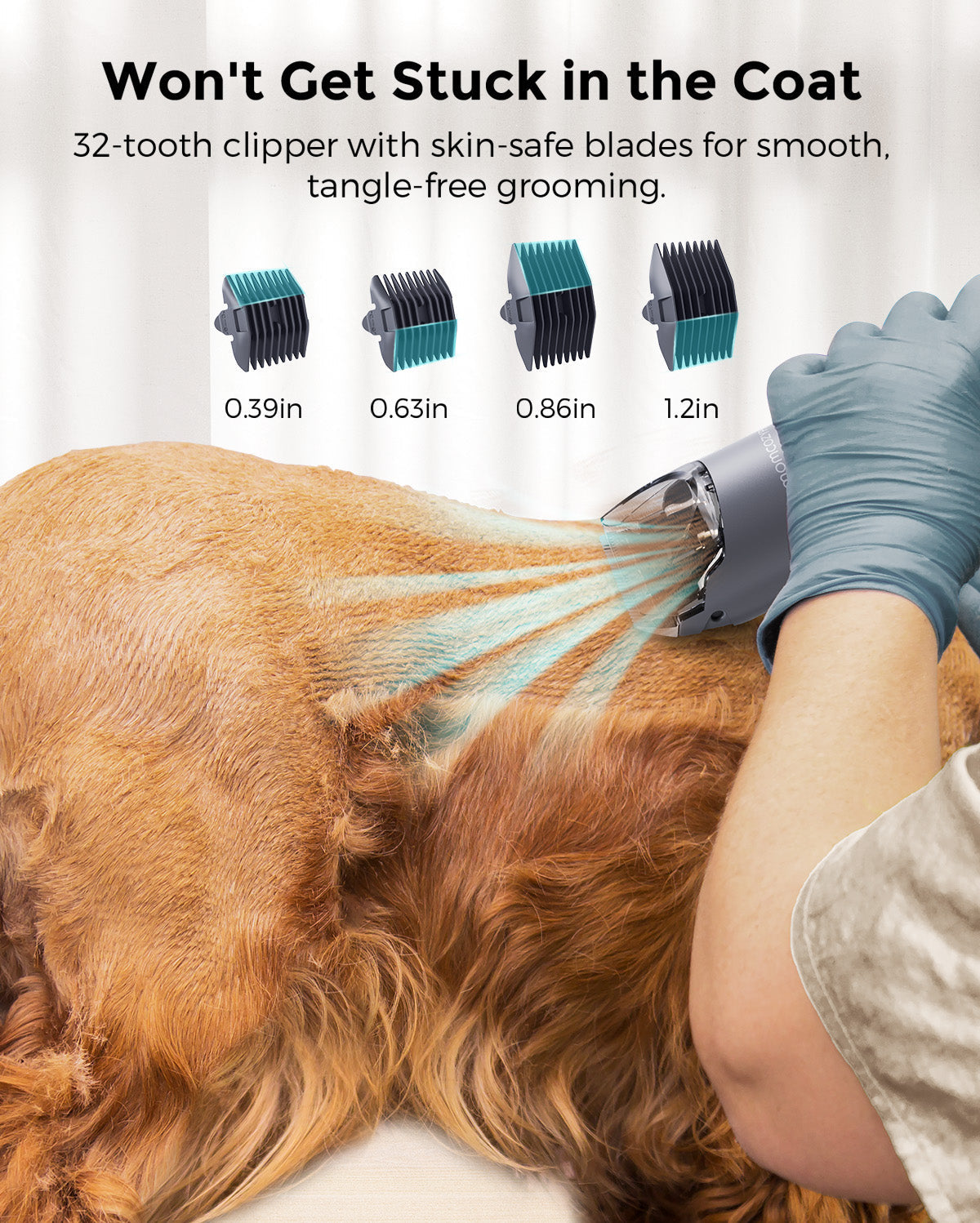 MomcozyPet FurEase Dog Grooming Vacuum Kit