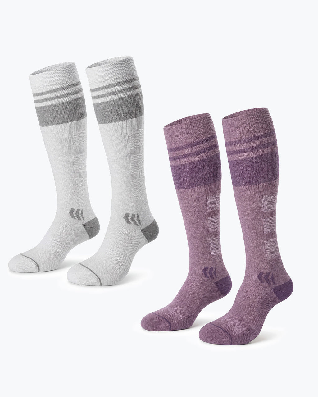 Momcozy Wide Calf Compression Socks 20-30mmHg for Sports 2 Pairs