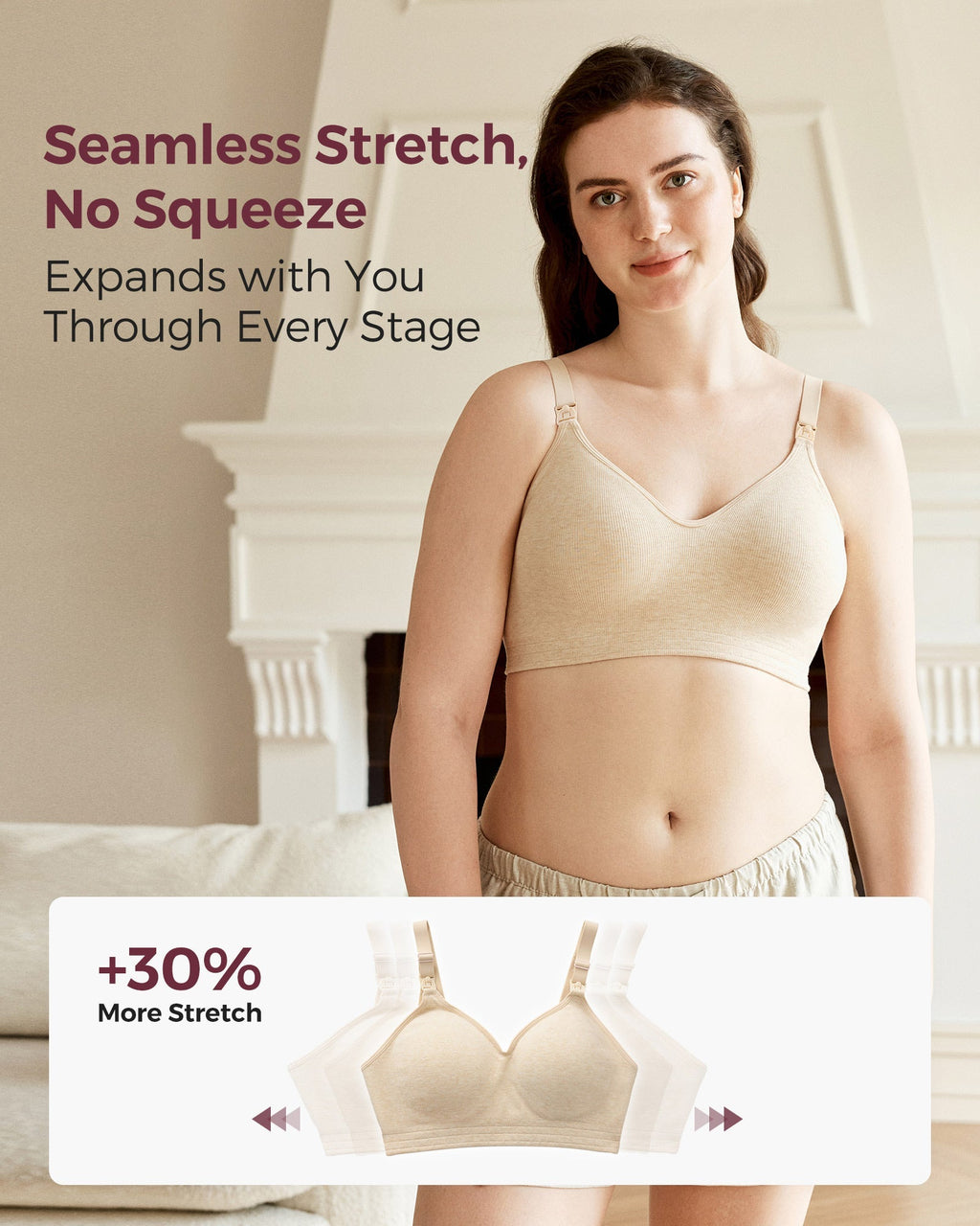 V1 Pro Bra Bundle: V1 Pro Breast Pump and US. Cotton Nursing Bra