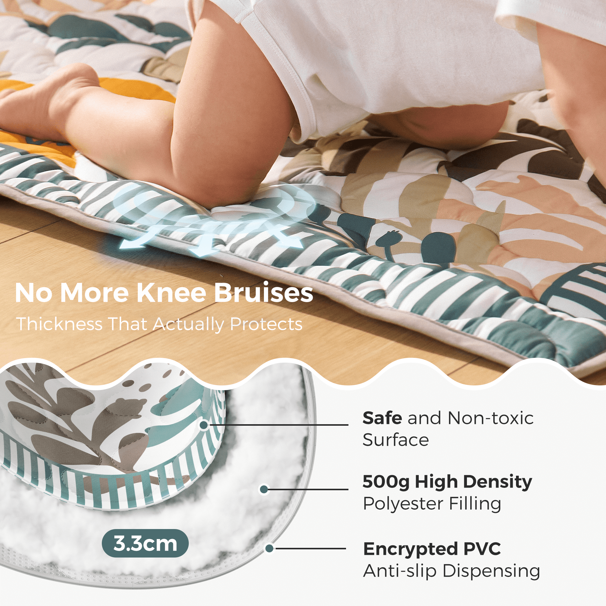 Baby Portable Playmat - Green Forest