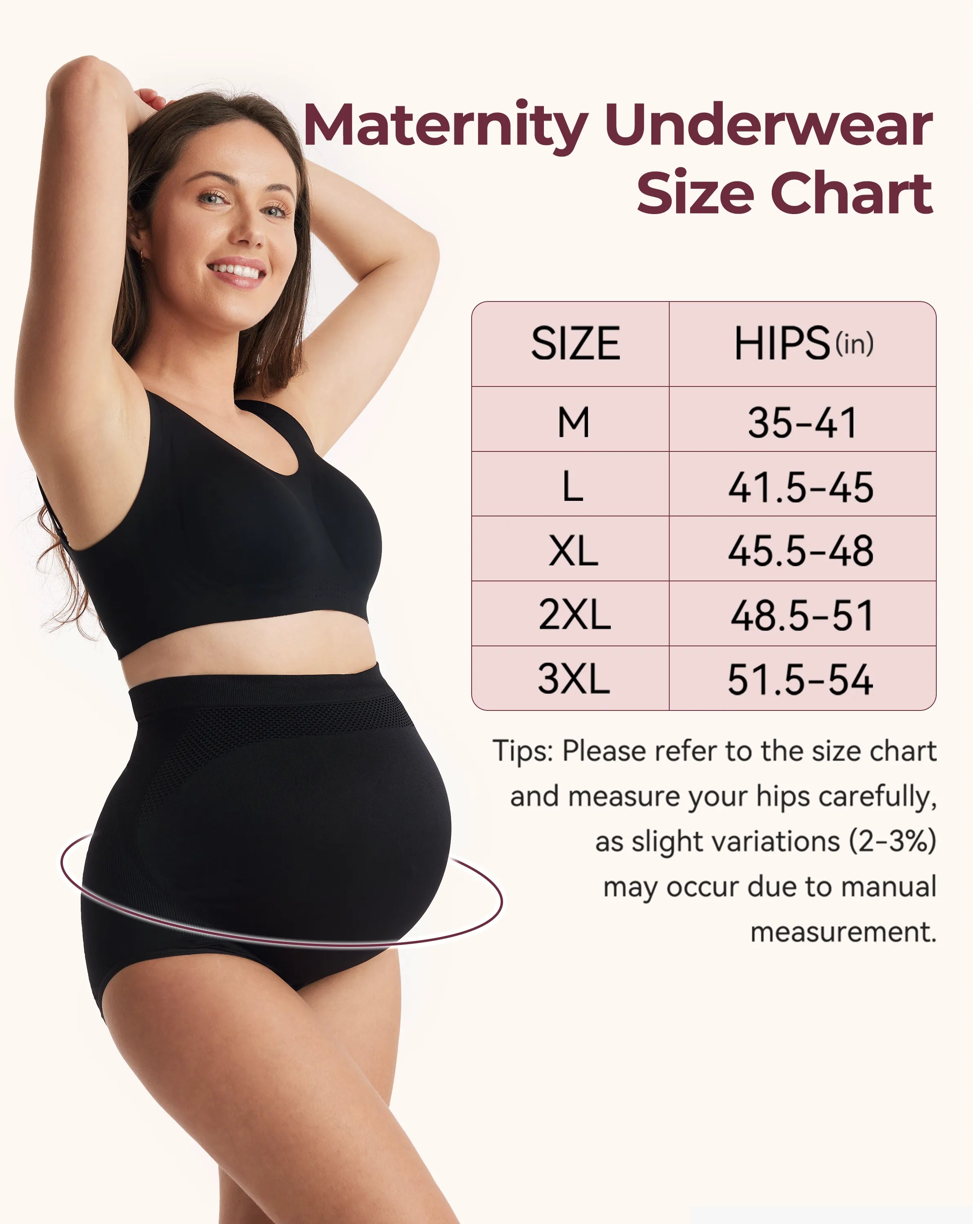 High Waist Pregnancy Seamless Soft Belly Support Panties