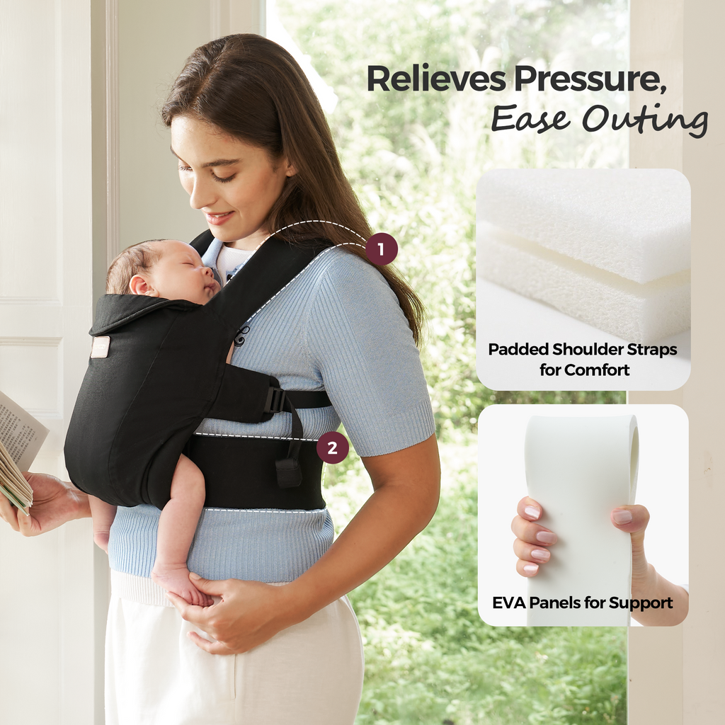 WeeSnug Newborn Carrier & BreezyClear 2-in-1 Nasal Aspirator Bundle