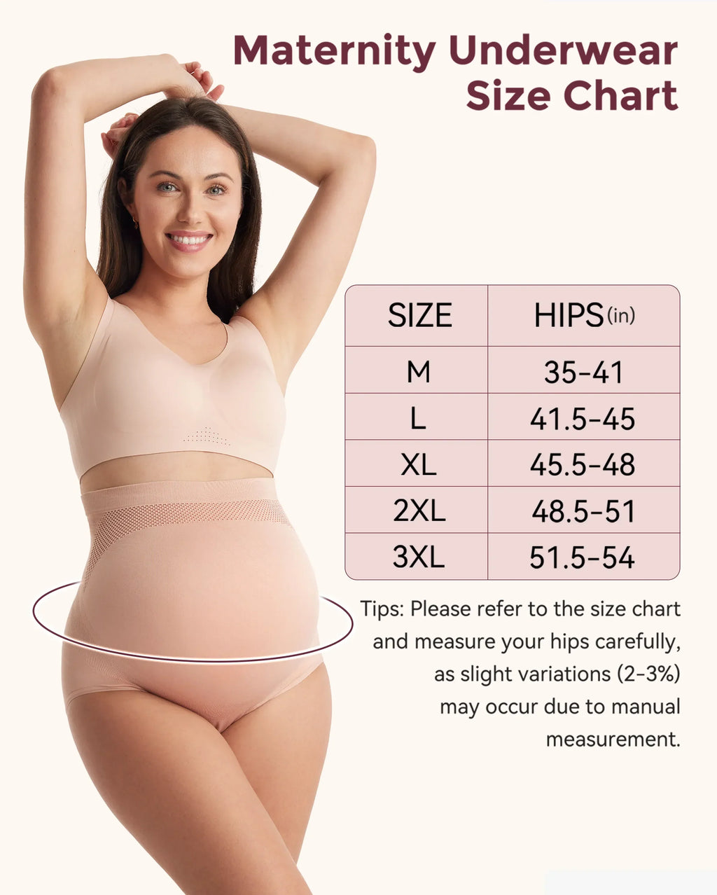 High Waist Pregnancy Seamless Soft Belly Support Panties