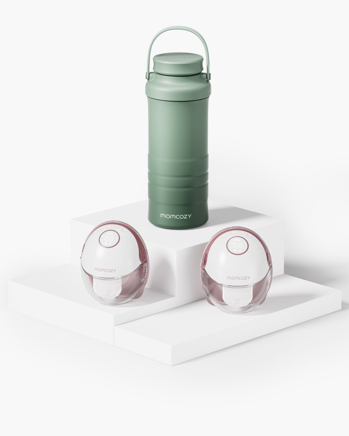 M6 Milk Cooler Bundle: M6 Hands-free Breast Pump and Portable Baby Bottle Cooler