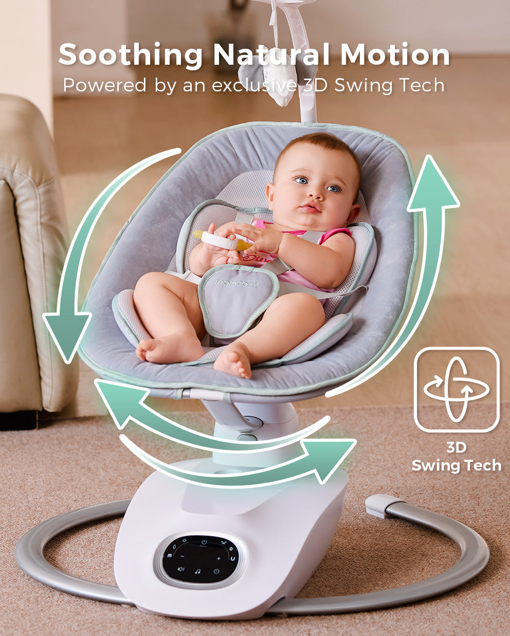 Momcozy Infant Insert Compatible with Momcozy CocoSway Swing