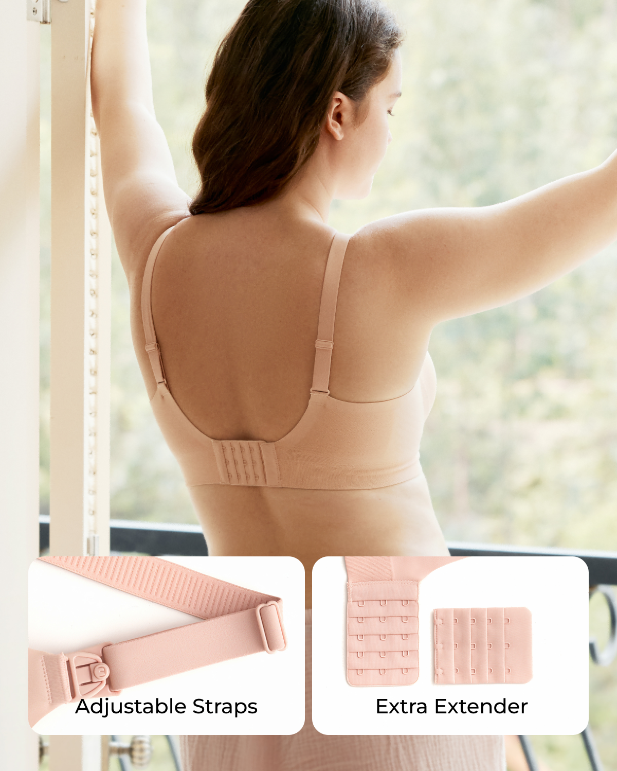 Momcozy CoolFit Nursing Bra - Ultra Stretch