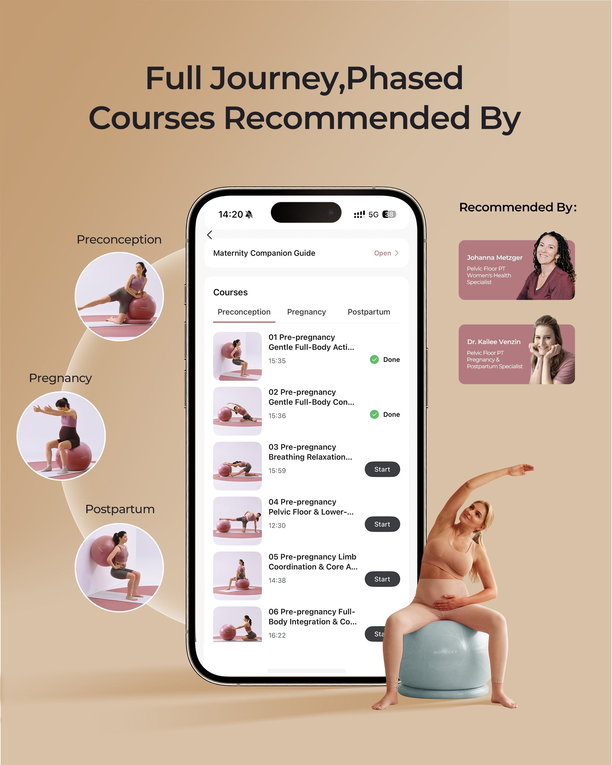Momcozy BirthEase Maternity Ball Set