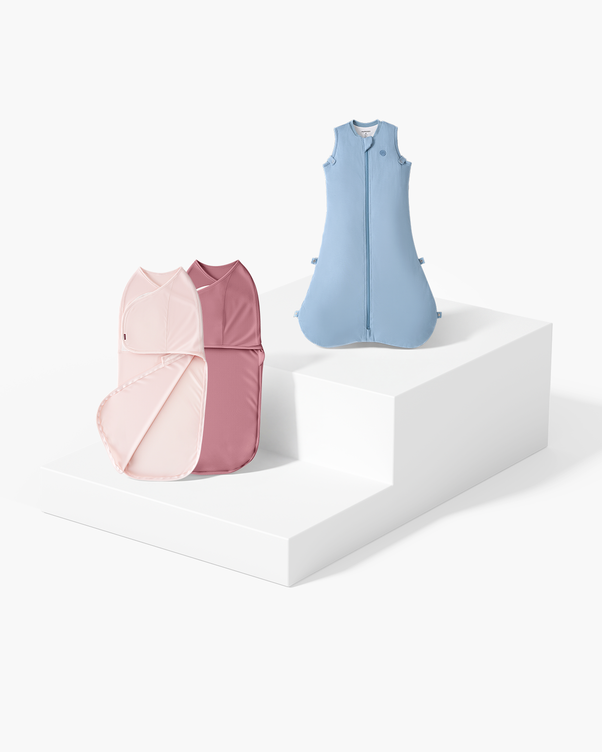 Baby Sleep Sack 1.5 TOG & Easy Swaddle Wrap For 0-3M Bundle