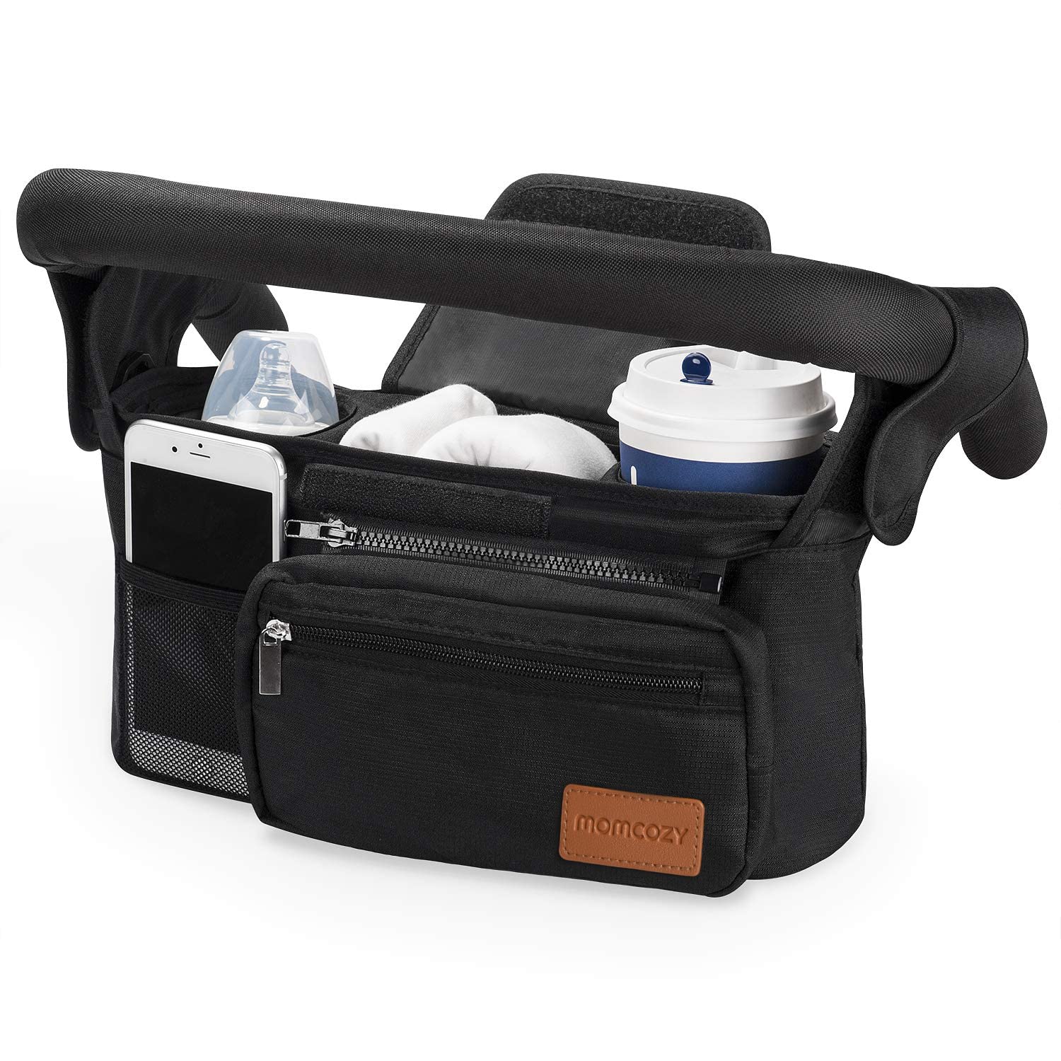 Outing Bundle: Momcozy ChangeGo Baby Stroller & Stroller Organizer with Cup Holders