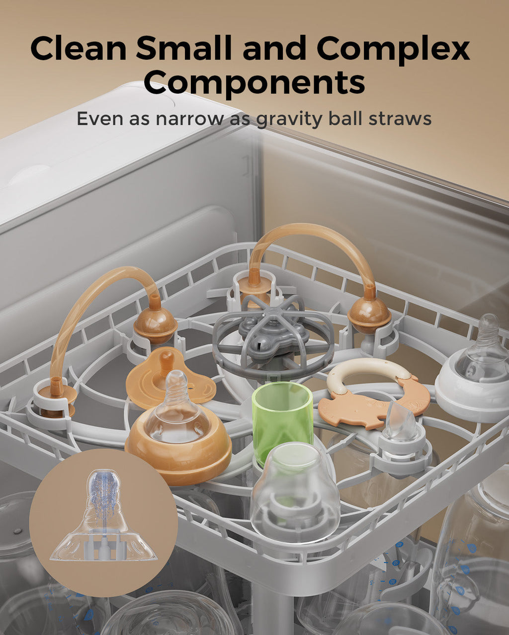 Pre-order: Momcozy DeepClean Baby Bottle Washer (D8)