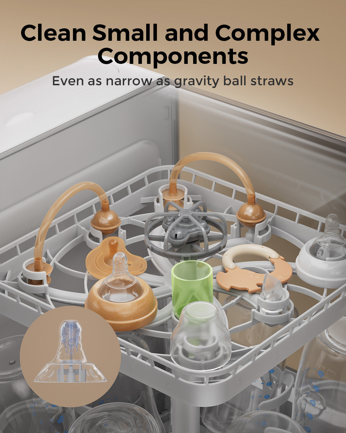 Pre-order: Momcozy DeepClean Baby Bottle Washer (D8)