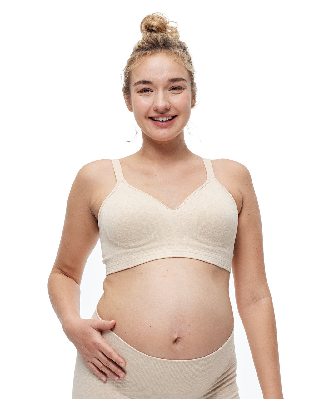 Momcozy U.S. Cotton Seamless Wireless Everyday Bras
