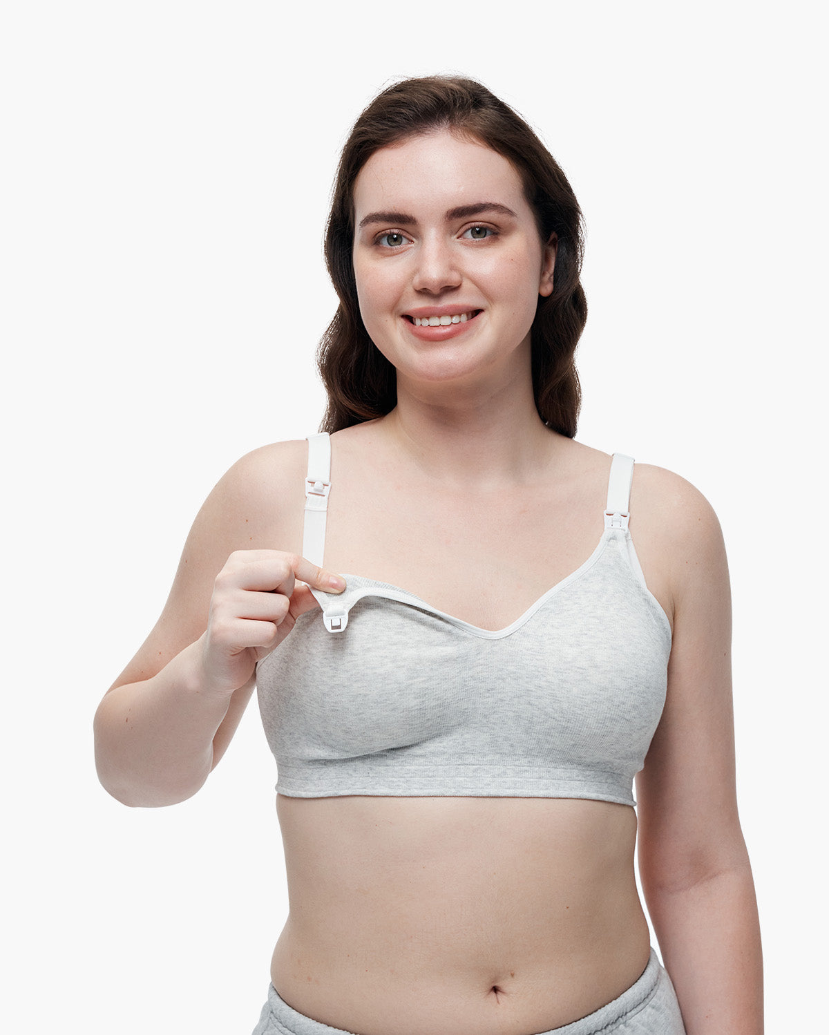 Momcozy Soft U.S. Cotton Seamless Maternity Bra