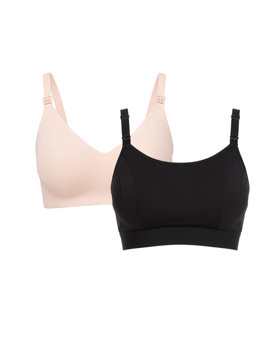 Ultra Soft Seamless Nursing Bra YN21 & The Original: Our Basic Pumping Bra YN08 Bundle