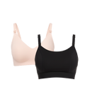 Ultra Soft Seamless Nursing Bra YN21 & The Original: Our Basic Pumping Bra YN08 Bundle