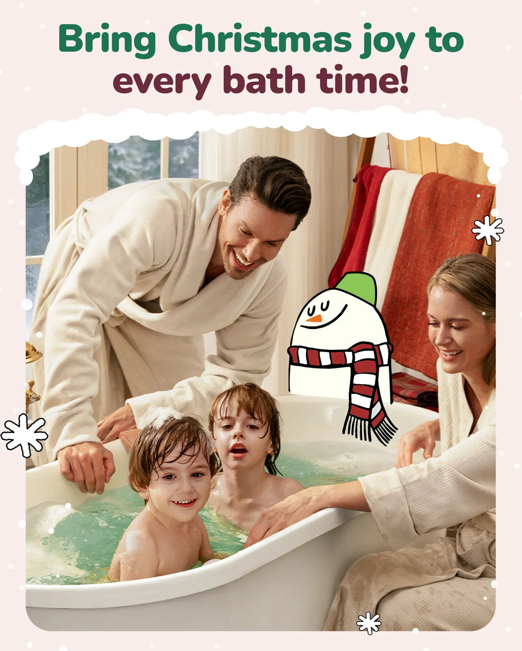 Momcozy & BIG HUGS Christmas Bath Bombs Gift Set (14 Pcs)